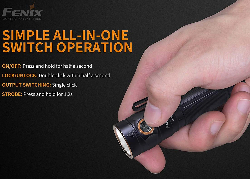 Fenix E30R LED Taschenlampe 4 Fenix E30R LED Taschenlampe – Bild 2