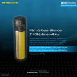 Nitecore Powerbank NPB1 5000 MAh -NatureGear Verkaufsgeschäft NC NPB1 3