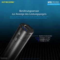 Nitecore Powerbank NPB1 5000 MAh -NatureGear Verkaufsgeschäft NC NPB1 5