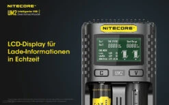 Nitecore USB Dual-Slot Charger -NatureGear Verkaufsgeschäft NC UM2 5