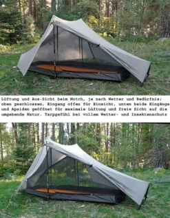Tarptent Notch -NatureGear Verkaufsgeschäft Notch Luftung