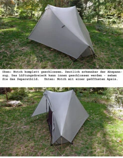 Tarptent Notch -NatureGear Verkaufsgeschäft Notch seitlich