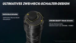Nitecore Taktische Taschenlampe P20iX 7 Nitecore Taktische Taschenlampe P20iX -NatureGear Verkaufsgeschäft P20iX 3