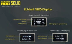Nitecore Powerbank Mit Licht SLC10 16 Nitecore Powerbank Mit Licht SLC10 -NatureGear Verkaufsgeschäft SCL10 6