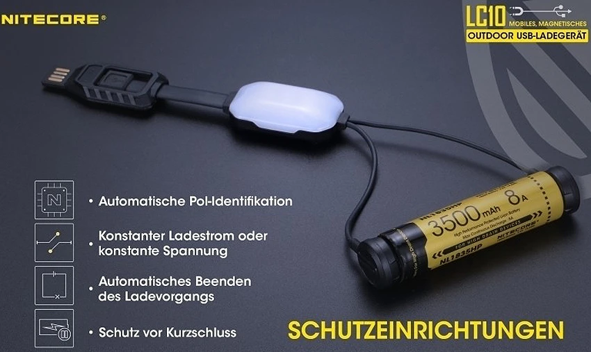 Nitecore Akkulader USB LC10 5 Nitecore Akkulader USB LC10 – Bild 3