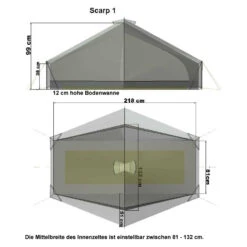 Tarptent Scarp 1 Mit Solid Inner Tent -NatureGear Verkaufsgeschäft scarp1c 20grund