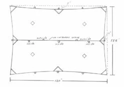 Big Agnes Sand Wash Car Tarp -NatureGear Verkaufsgeschäft tarp masse